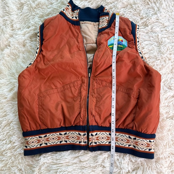 Vintage Retro Puff Vest Trees of Mystery California Redwoods Patch - Picture 9 of 9